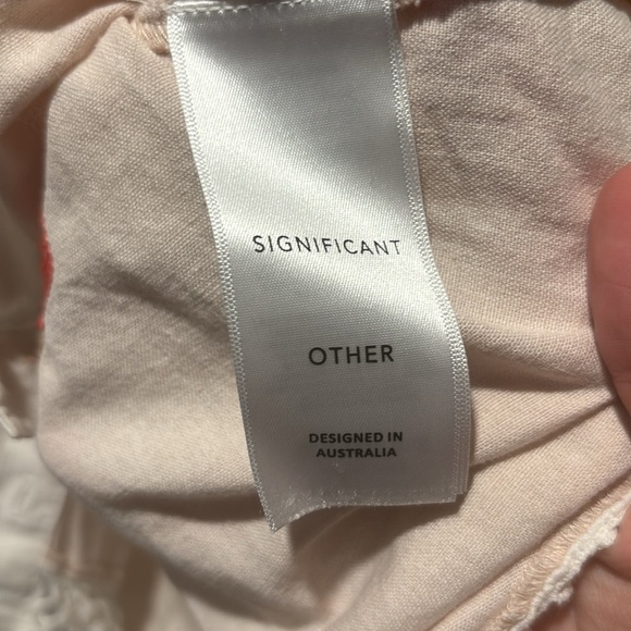 SIGNIFICANT OTHER linen cotton embroidered button down top - Picture 3 of 12